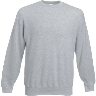 Afbeelding van Fruit Of The Loom Heren Set In Belcoro® garen Sweatshirt (Heather Grijs)