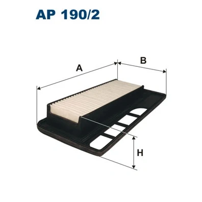 Afbeelding van Filtron Luchtfilter AP 190/2