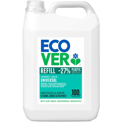 Afbeelding van 6x Ecover Wasmiddel Universeel Kamperfolie&amp;Jasmijn 28 Wasbeurten 1 liter