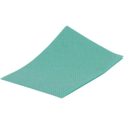 Afbeelding van Bacterie remmende viscosedoek ca. 35x50 à 25 stuks groen