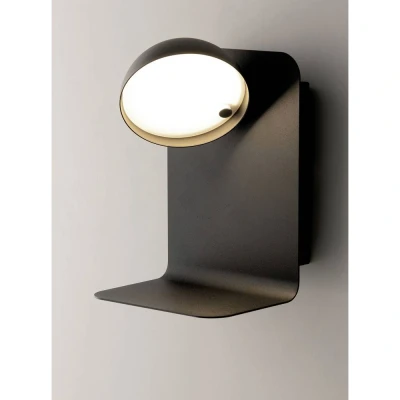 Afbeelding van ECO Light BOING I AP NER LED wandlamp vast ingebouwd 5 W Zwart