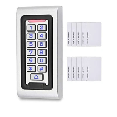 Afbeelding van FTSTech IP68 Waterdichte Metalen Case Standalone WG26 Toegangscontrole Toetsenbord voor Outdoor met 10 stks 125 khz RFID kaart