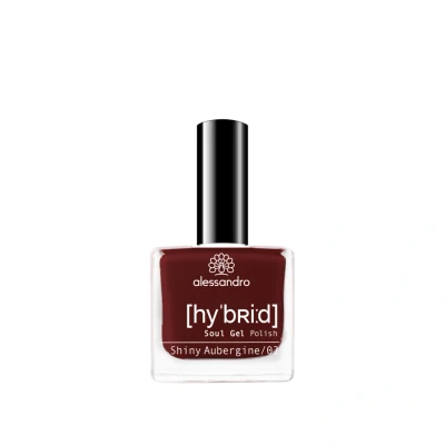 Afbeelding van Alessandro Hybrid Gel Polish 130, Shiny Aubergine Nagellak Beautytasting