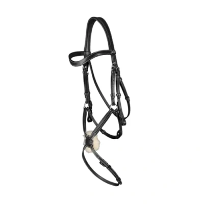 Afbeelding van Dy&#039;on Hoofdstel Working Collection Fig. 8 Mexicaans Zwart