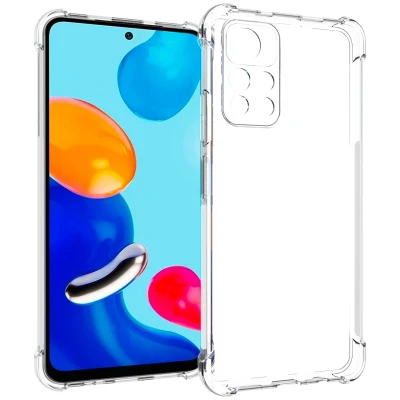 Afbeelding van Xiaomi Redmi Note 11 (4G) Hoesje Siliconen en TPU (zacht) iMoshion Softcase/Backcover Transparant Telefoonhoesje