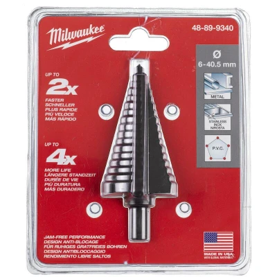 Afbeelding van Milwaukee Accessoires Stappenboor 6 40.5mm 1pc 48899340
