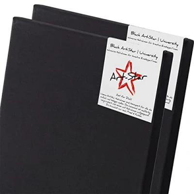 Afbeelding van 8x Art Star UNIVERSITY spanraam 80x100cm kunstenaarsdoek op 80x100 cm 100% katoenen doek ±280gsm dubbel gegrond, klaar om te schilderen met