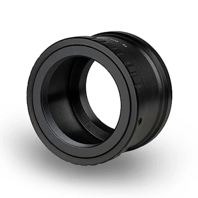 Afbeelding van Walimex pro T2 adapter voor Canon M adapterring met handmatige focus, eenvoudige bediening, lensaansluitring compatibel EOS M, M2, M3, M5, M100, M200, M50 Mark II
