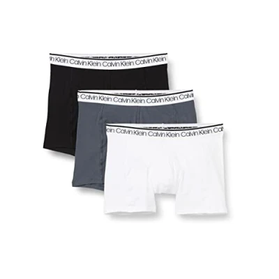 Afbeelding van Calvin Klein Boxer Briefs heren Brief 3pk , Zwart/Wit/Turbulentie XL