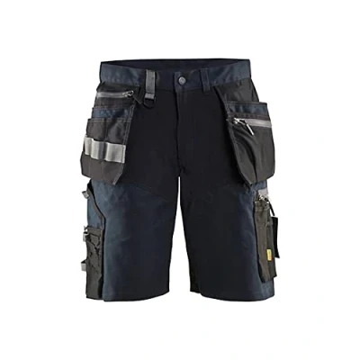 Afbeelding van Blåkläder Short Stretch Met Spijkerzakken 15981343 Donker Marineblauw/Zwart Maat 60