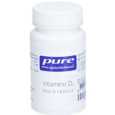 Afbeelding van Pure Encapsulations Vitamine D 3 1000 IE 60 Capsules