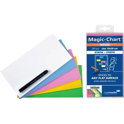 Afbeelding van Legamaster Magic Chart notes, 250 vel, ft 10 x 20 cm, assorti Big notes