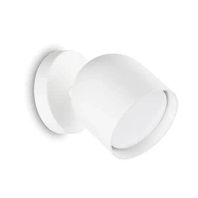 Afbeelding van Ideallux Wandlamp Ideal Lux Dodo, wit, 1 lamp, metaal Ø 8,5 cm