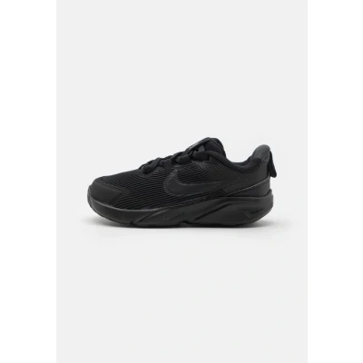 Afbeelding van Nike Performance STAR Runner 4 Unisex Hardloopschoenen voor op de weg kinderen, Maat: 21, Black/racer blue/summit white/green strike