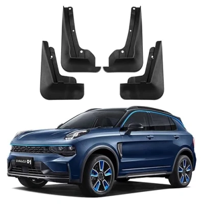 Afbeelding van 4 STKS Auto spatlappen voor LYNK&amp;CO 01 2021 2023, PVC Volledige Bescherming Spatlappen,Auto