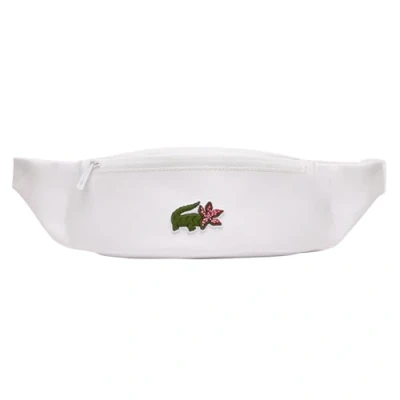 Afbeelding van Accessories Lacoste Netflix Croc Print Waist Bag in White
