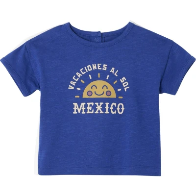 Afbeelding van Vertbaudet Babyshirt zon met korte mouwen