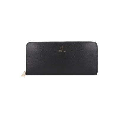 Afbeelding van Furla Camelia ZIP XL Around SLIM Portemonnee, Dames, Maat: One Size, Nero