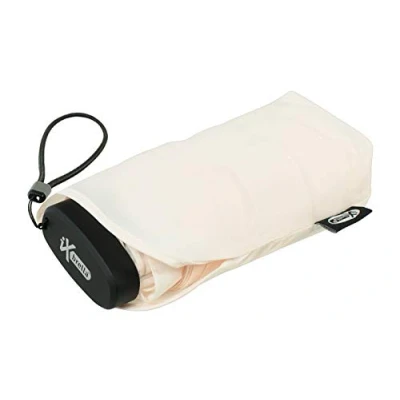 Afbeelding van iX brella Ultra Small 15 cm kleine Zakparaplu in mobiele telefoonformaat met etui, sea salt, 93 cm, Super Mini