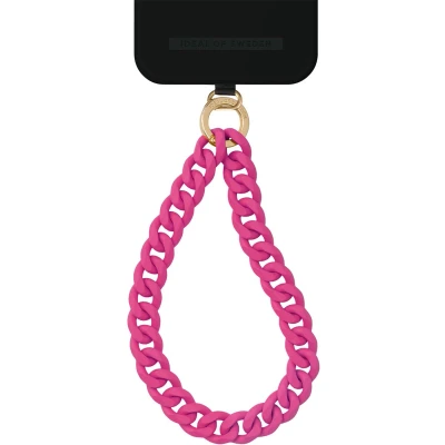 Afbeelding van iDeal of Sweden Wristlet Strap Hyper Pink Roze Metaal