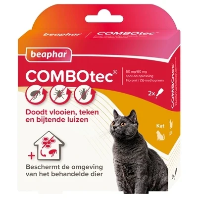 Afbeelding van Beaphar Combotec Kat &gt;1 KG 2 ST