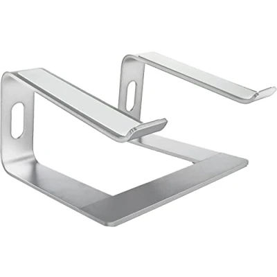 Afbeelding van honju Laptopstandaard voor ergonomisch werken [Laptoplift bureau, Stevig aluminium, Notebook/MacBook Pro/MacBook Air standaard] zilver