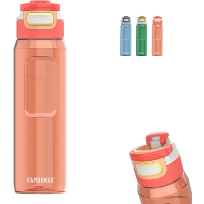 Afbeelding van Kambukka Elton drinkfles 1L Orange Vibes met 3 in 1 lid en makkelijke reiniging