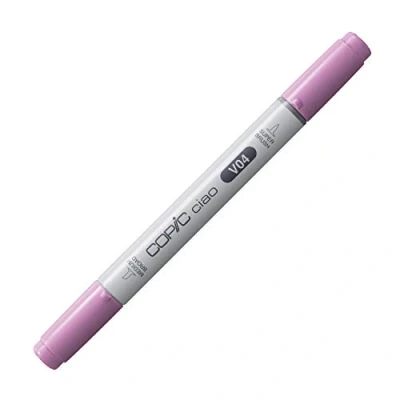 Afbeelding van COPIC Ciao Marker Type V 04, Lila, veelzijdige layout marker, op alcoholbasis, met een medium breedte en brush tip