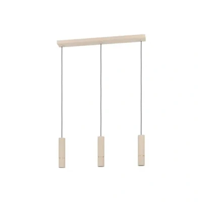 Afbeelding van EGLO Caminia Hanglamp GU10 77 cm Zandkleur/Beige/Goud