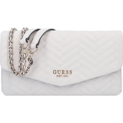 Afbeelding van GUESS Schoudertas Anning Convertible Xbody Flap Bag Stone Lichtgrijs