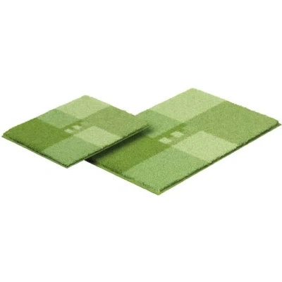 Afbeelding van Linea Due Badmat 100% polyacryl, ultrazacht, antislip, Öko Tex gecertificeerd, 5 jaar garantie, MERKUR, set 2 delig of SET, groen