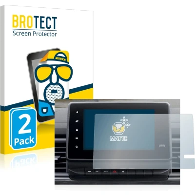 Afbeelding van BROTECT (2 Stuks) Antireflecterende Beschermfolie voor Renault Trafic 2021 Easy Link 8&quot; Anti Glare Screen Protector, Mat, Ontspiegelend
