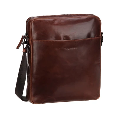 Afbeelding van bugatti Romano Schoudertas, Heren, Maat: One Size, Braun