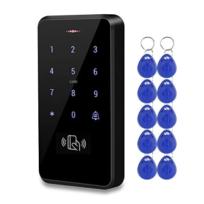 Afbeelding van HFeng Lettore di Schede IP68 impermeabile RFID Accesso Controllo Tastiera WG26 / 34 125KHz Della Tocco + 10pcs EM4100 Telecomandi Portachiavi