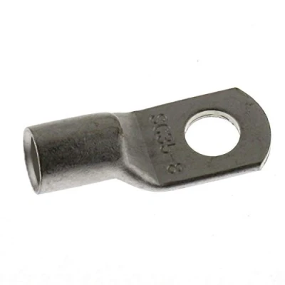 Afbeelding van SeKi 14097 35 mm, buiskabelschoen, blank, M8, kabelschoen, niet geïsoleerd, zilver
