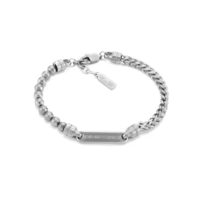 Afbeelding van Emporio Armani heren Armband EGS3181040 in de kleur Zilver
