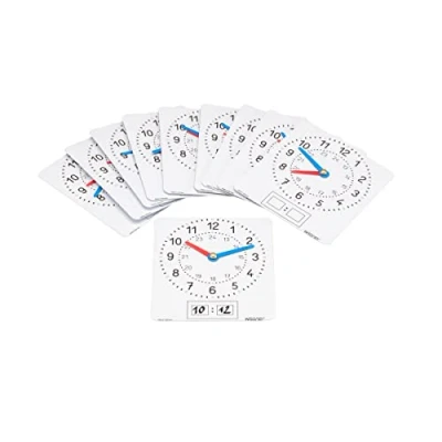 Afbeelding van WISSNER® actief leren 10 labelbare folies horloges RE Plastic