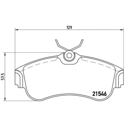 Afbeelding van Brembo Remblokset P 56 022