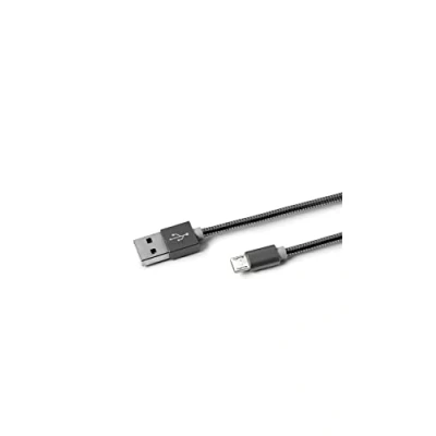 Afbeelding van Celly Micro USB Kabel, 1 meter, Zwart Snake