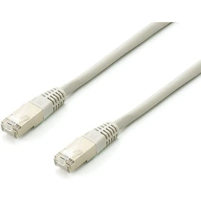 Afbeelding van Equip Patchkabel Cat6A 10 stuks/Box S/FTP 2xRJ45 0,50m LSZH grijs