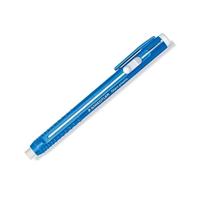 Afbeelding van Staedtler 160976, Mars 528 50, Gum Pen, Blauw, 137 x 11 15 mm, 1 Stuk
