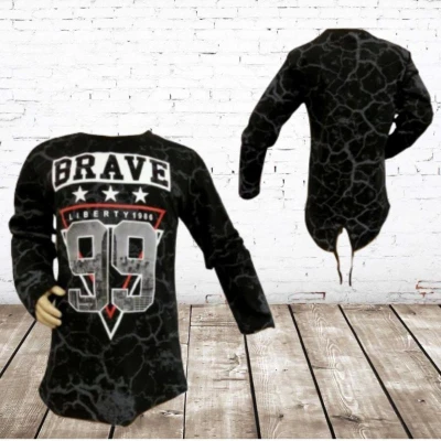 Afbeelding van jongens longsleeve Brave 99 zwart s&amp;C 98/104 Longsleeves