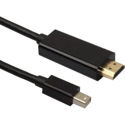 Afbeelding van Mini DisplayPort 1.1 naar HDMI 1.3 kabel (Full HD 1080p) / zwart 3 meter