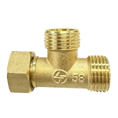 Afbeelding van T stuk Connector SENRISE 1/2 inch 3 weg slangconnector vorm gelijke pijp aansluitfittingen voor waterpijp adapter/koppeling (type C)