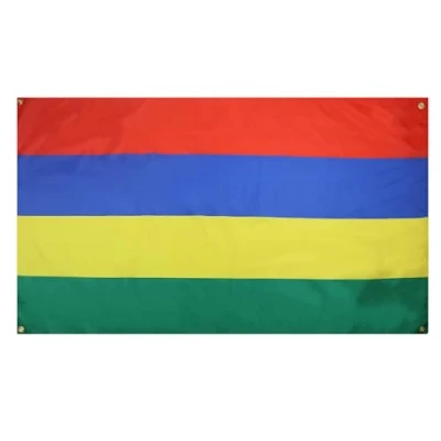 Afbeelding van AZ FLAG Vlag Mauritius 150 x 90 cm met 4 ogen, paviljoen voor balkon of muur