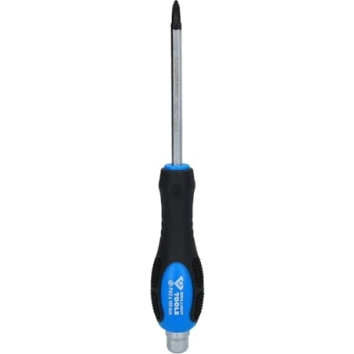 Afbeelding van BRILLIANT TOOLS BT034810 Schroevendraaier kruiskop met slagkap PH2 [Powered by KS TOOLS]