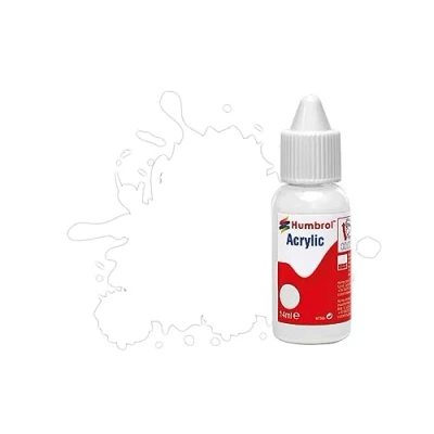 Afbeelding van Humbrol No 34 White Matt (4/20) * HADB0034 modelbouwsets, hobbybouwspeelgoed voor kinderen, modelverf en accessoires