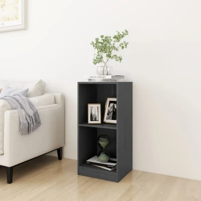 Afbeelding van Bijzetkast 35,5x33,5x76 massief grenenhout grijs