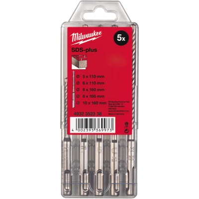 Afbeelding van Sds Plus Borenset M/2 Type 1 (5 Delig)