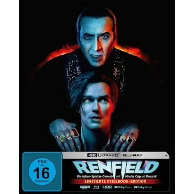 Afbeelding van Renfield Limitierte Steelbook Edition mit Fullslip (4K Ultra HD) (+ Blu ray)